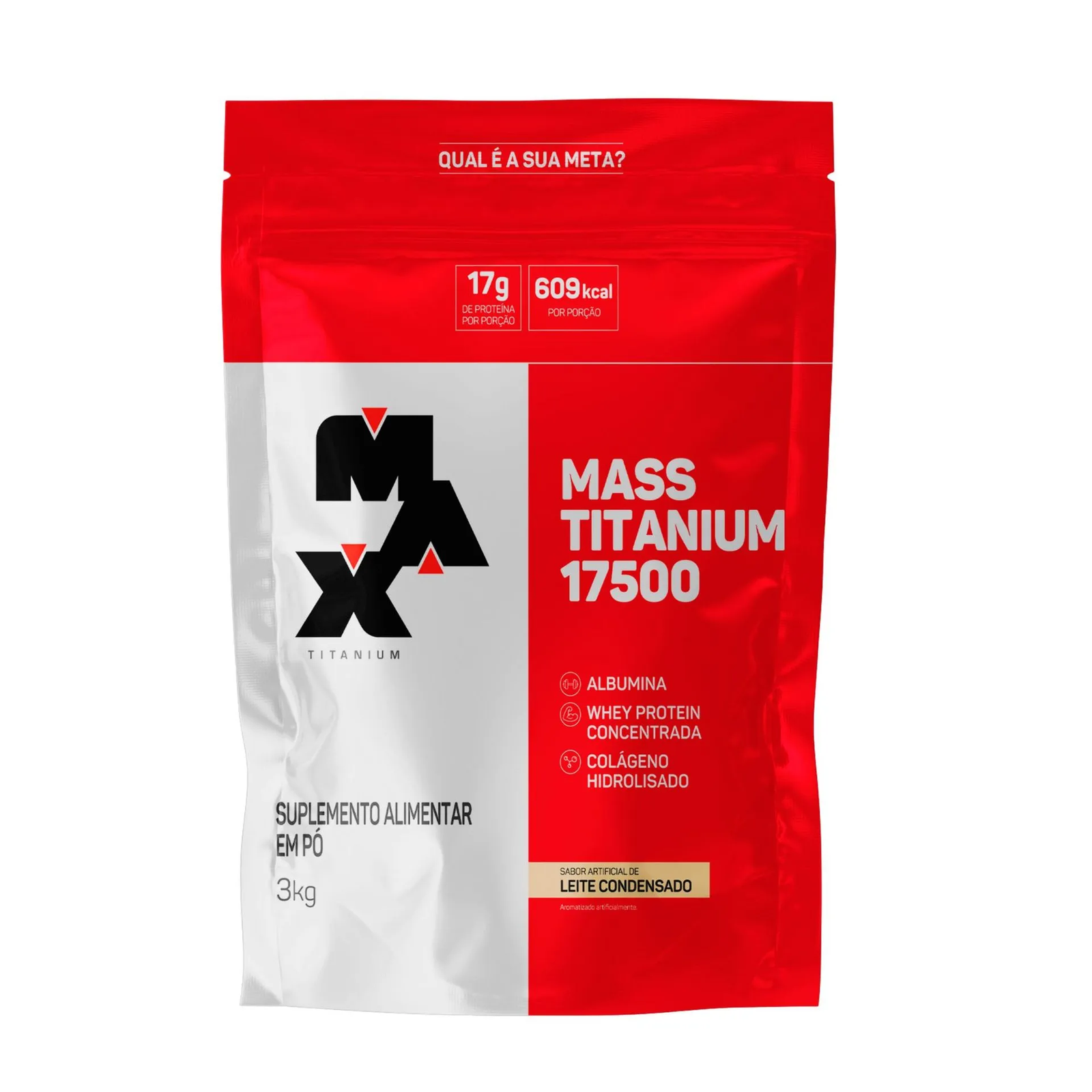 Max Titanium Mass Titanium Refil 3 KG - Condensed Milk