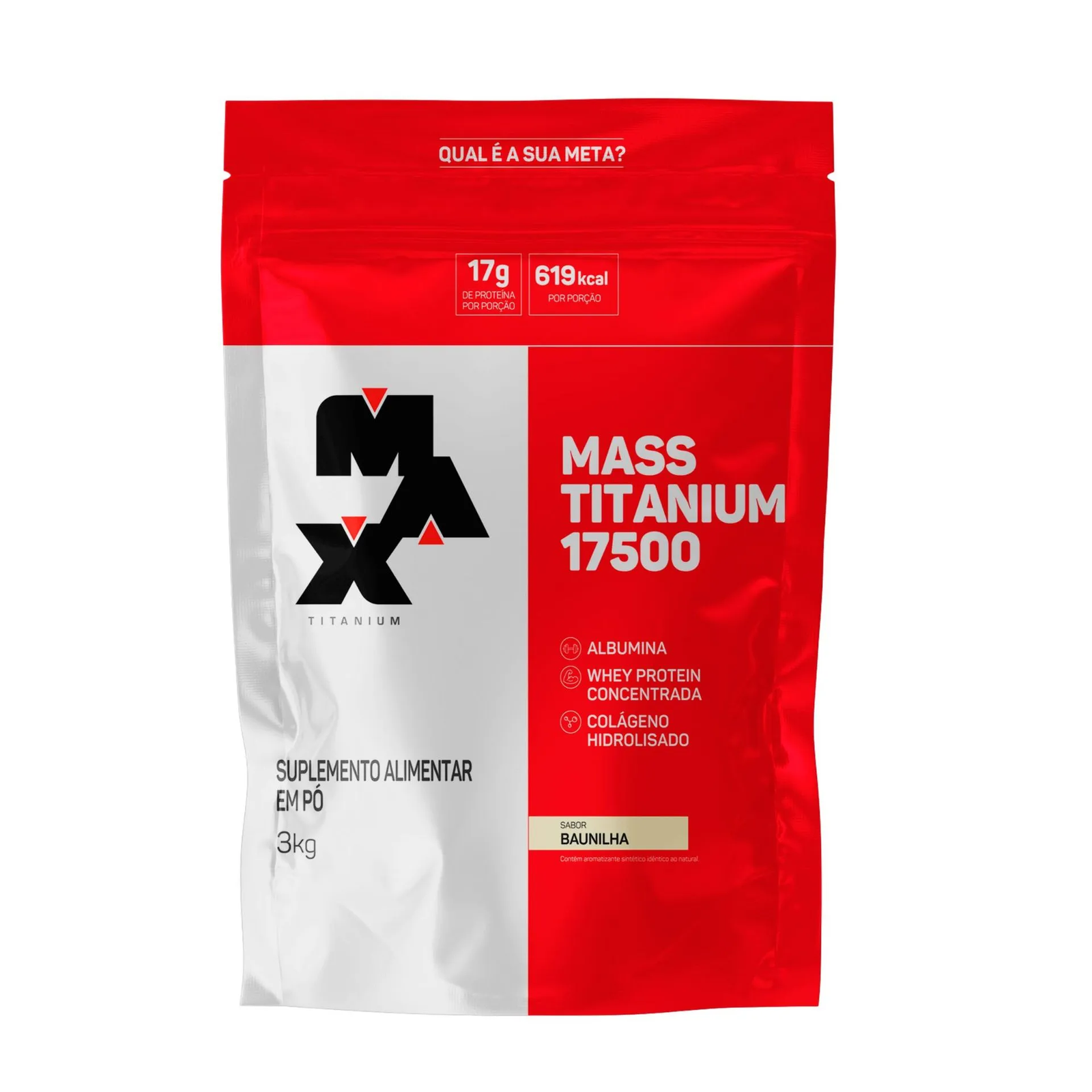 Max Titanium Mass Titanium Refil 3 KG - Vanilla