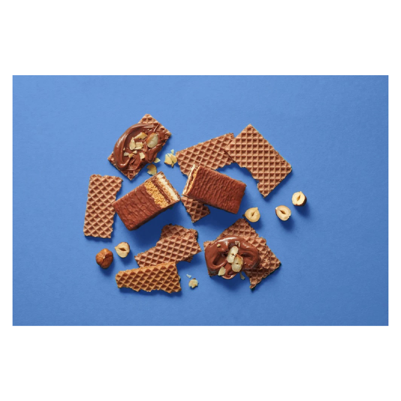Maxi Nutrition Crispy Waffle Protein Bar 39 G 12 Pcs in Box - Milk N Hazelnut Best Price in Al Ain