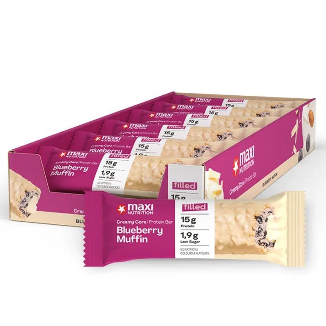 Maxi Nutrition Protein Bars 12 x 45 G - Blueberry Muffin