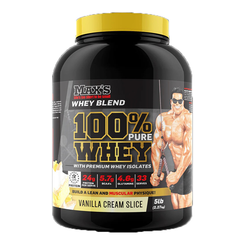 Buy Maxs 100% Pure Whey 5 lbs - Vanilla Cream Slice in Dubai, Abu Dhabi ...