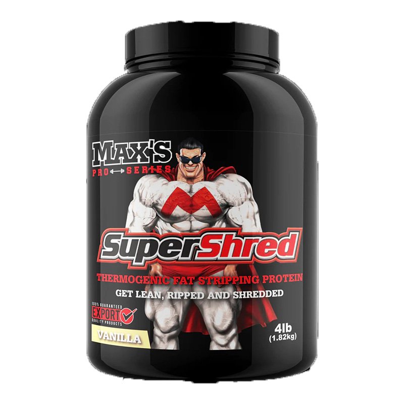 Maxs Super Shred 4 Lbs - Vanilla Best Price in Dubai