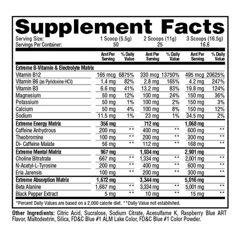 Metabolic Nutrition E.S.P Extreme Energy Stimulant Pre-workout 275g - Watermelon Best Price in Dubai