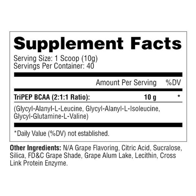 Metabolic Nutrition Tri-pep Branch Chain Amino Acid 400g - Grape Best Price in Dubai