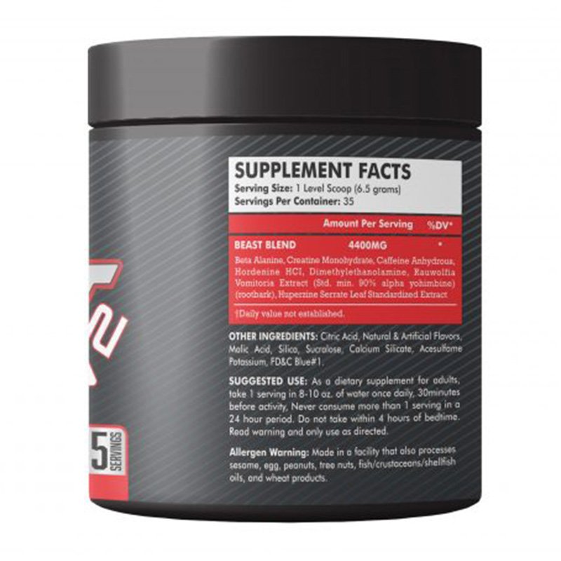 Monster Labs Beast V2 35 Servings - Blue Raspberry Best Price in Abu Dhabi