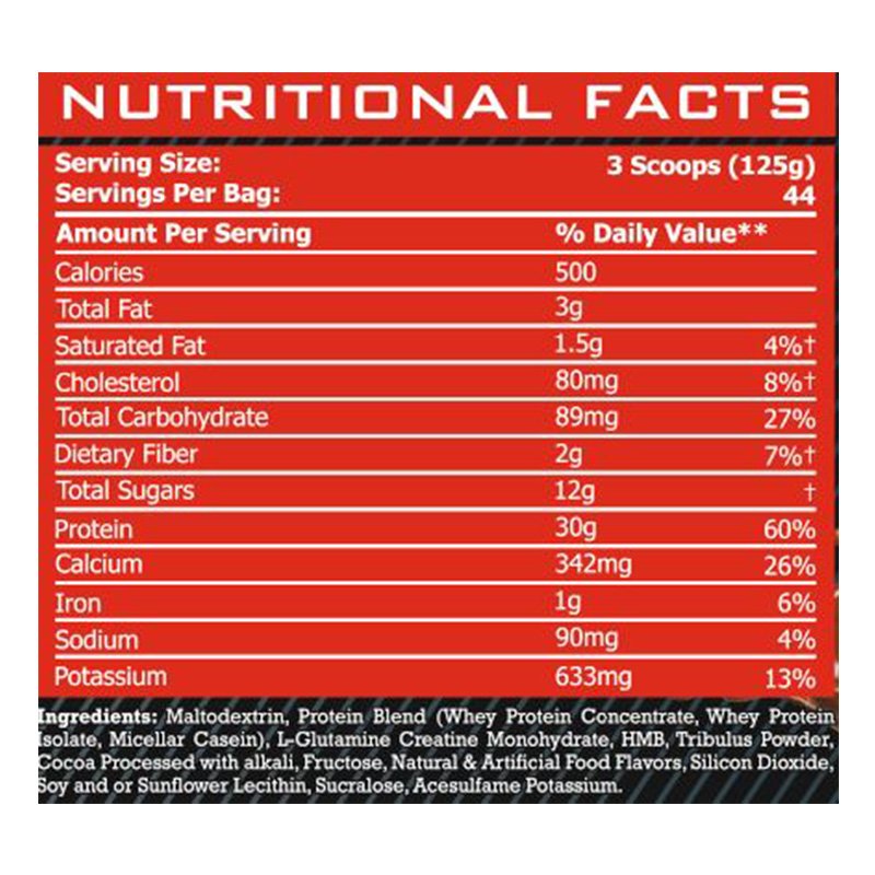 Monster Labs Lean Mass Gainer 12 lbs - Chocolate Splash Best Price in Abu Dhabi