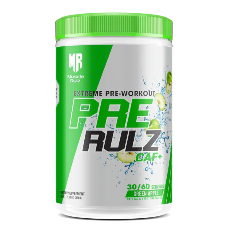 Muscle Rulz Extreme Pre Workout Pre Rulz 330 G - Green Apple