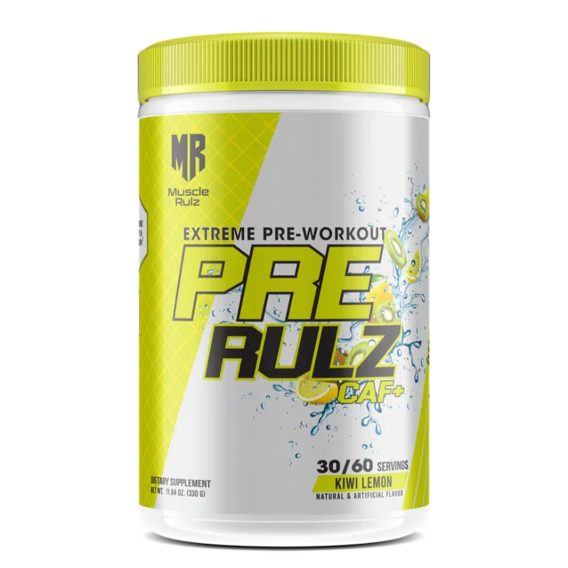 Muscle Rulz Extreme Pre Workout Pre Rulz 330 G - Kiwi Lemon