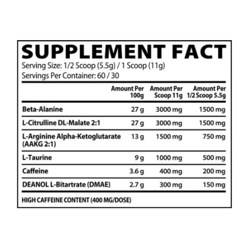 Musccle Rulz Extreme Pre Workout Pre Rulz 330 G - Lemon Lime Best Price in Dubai