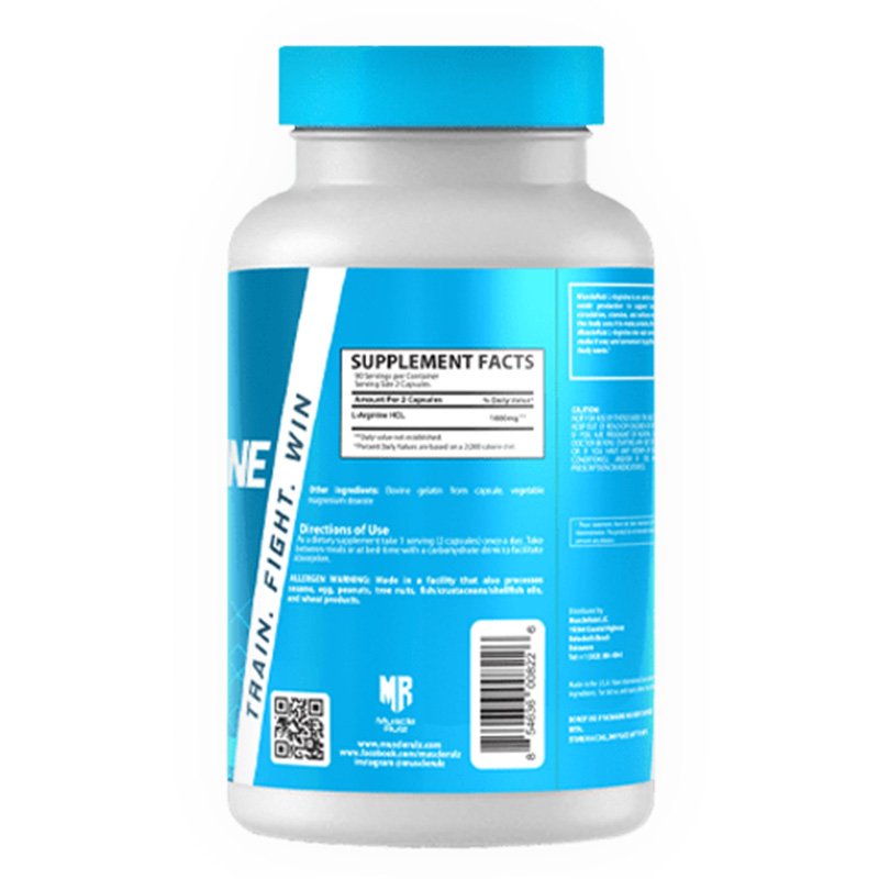 Muscle Rulz L-Arginine 1000Mg 180 Tab Best Price in Dubai