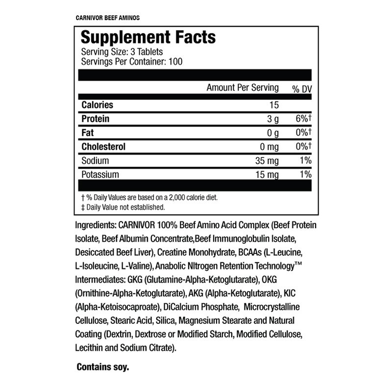 MuscleMeds Carnivor Beef Amino 300 Tabs Best Price in UAE