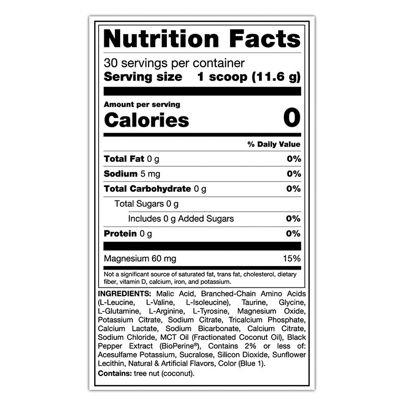 Mutant BCAA 9.7 30 Servings Sports Drinks Mix - Blue Raspberry Best Price in Dubai