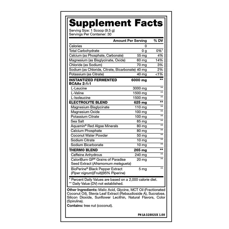 Mutant BCAA Thermo 285g - Tropical Punch Best Price in Dubai