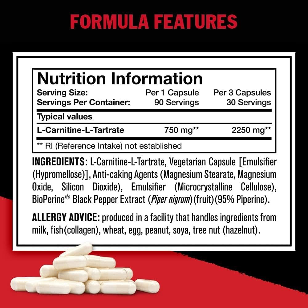 Mutant Core Series Carnitine 90 Caps Best Price in UAE