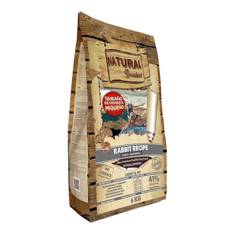 Natural Greatness Rabbit Recipe Light & Fit Adult All Breed 6 Kg