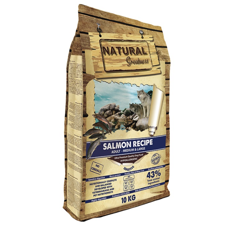 Natural Greatness Salmon Recipe Adult-Medium & Large 10 Kg Best Price in UAE