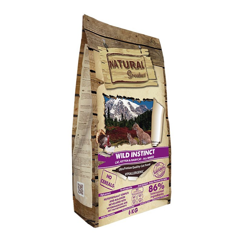 Natural Greatness Wild Instinct Cat & Kitten & Baby Cat-all Breed 6 Kg