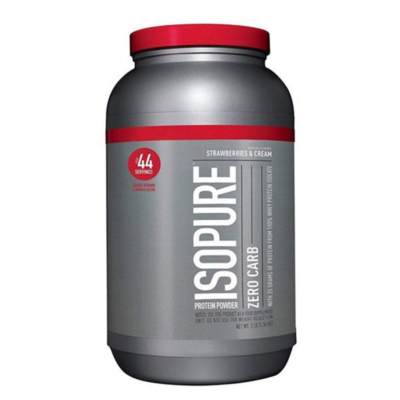 Natures Best ISOPure Zero Carb Protein 3 lb - Strawberry Best Price in UAE