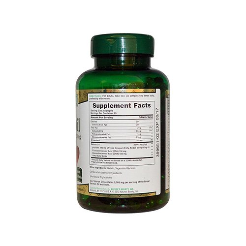 Natures Bounty Salmon Oil 1000 MG. S/G(120 Tabs) Best Price in UAE