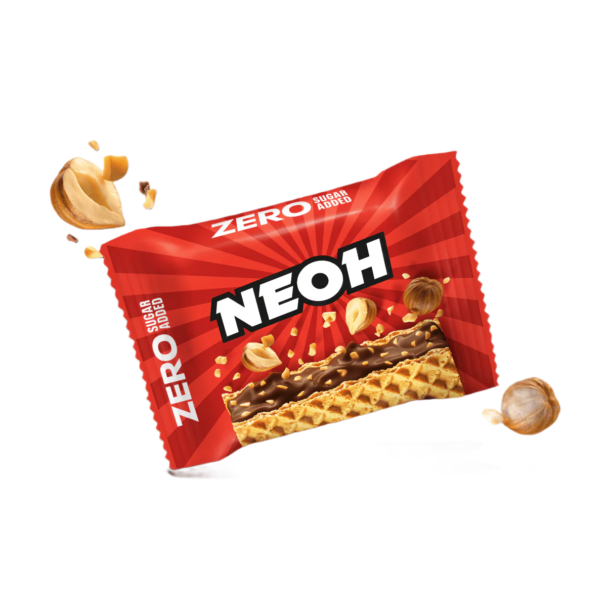 Neoh Hazelnut Waffer Protein Bites 21 G 24 Packs in Box - Hazelnut Crunch