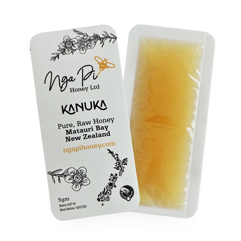 NGA PI Kanuka Honey 5g Sachets x 25 Sachets Total 125g