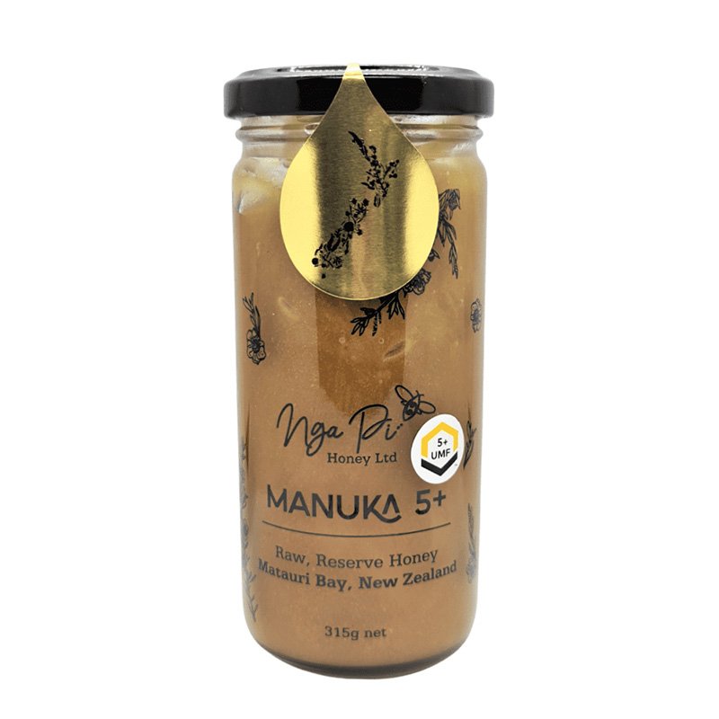 NGA PI Manuka UMF 5+ Honey 315 G Bottle