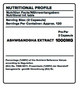 NP Nutrition Premium 100% Ashwagandha 90 Capsules Best Price in Dubai