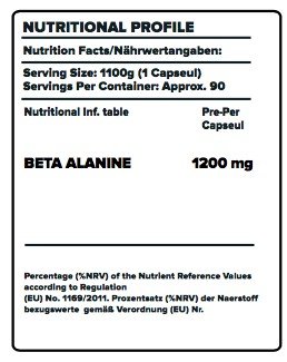 NP Nutrition Premium 100% Beta Alanine 90 Capsule Best Price in Dubai