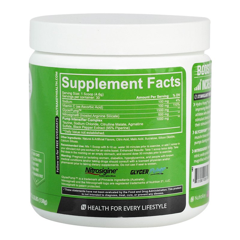 Nutrakey Hydro Pump Pre Workpout 40 Servings Best Price in UAE