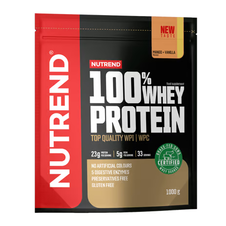 Nutrend 100% Whey Protein 1000 G - Mango N Vanilla