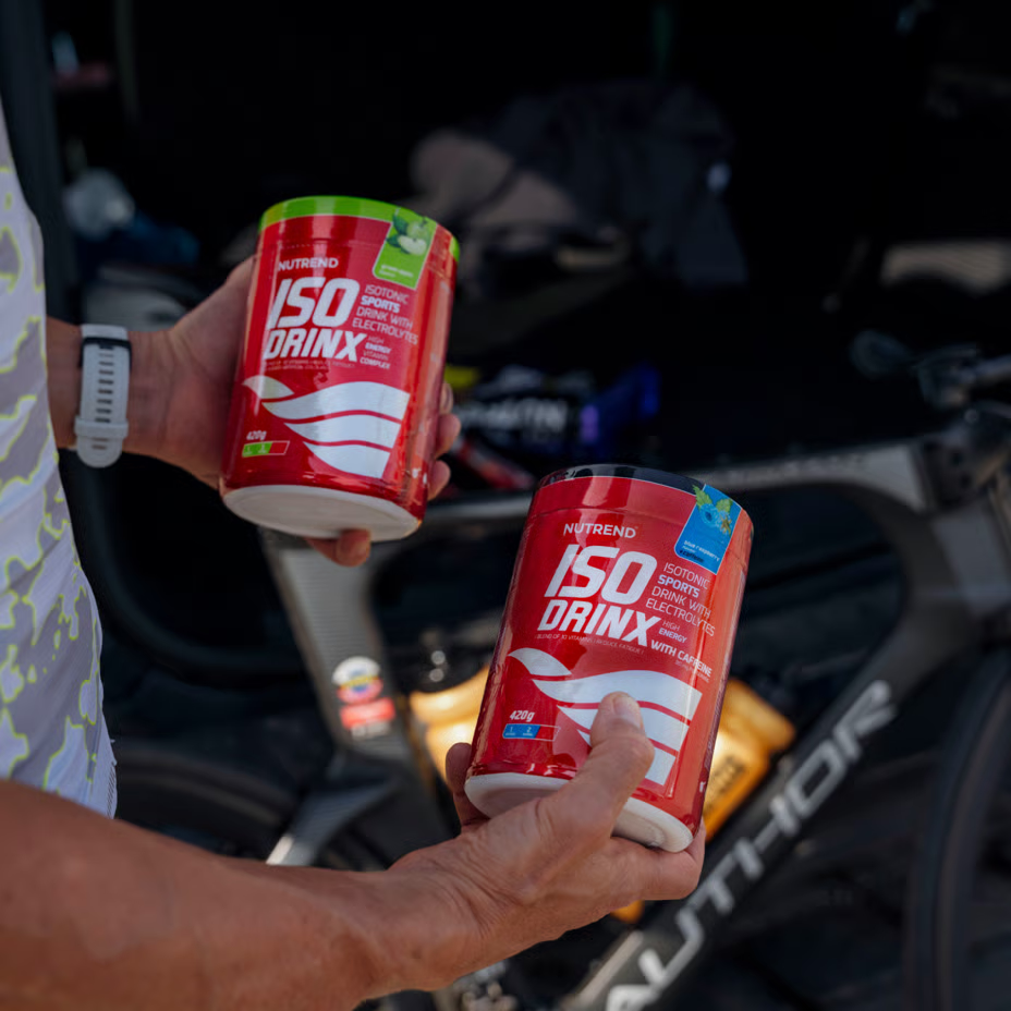 Nutrend ISOdrinx Sports Drink with Electrolytes 420 G - Bitter Lemon Best Price in Abu Dhab