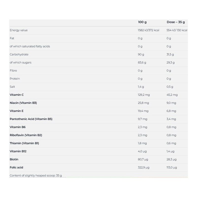 Nutrend ISOdrinx Sports Drink with Electrolytes 420 G - Bitter Lemon Best Price in Al Ain