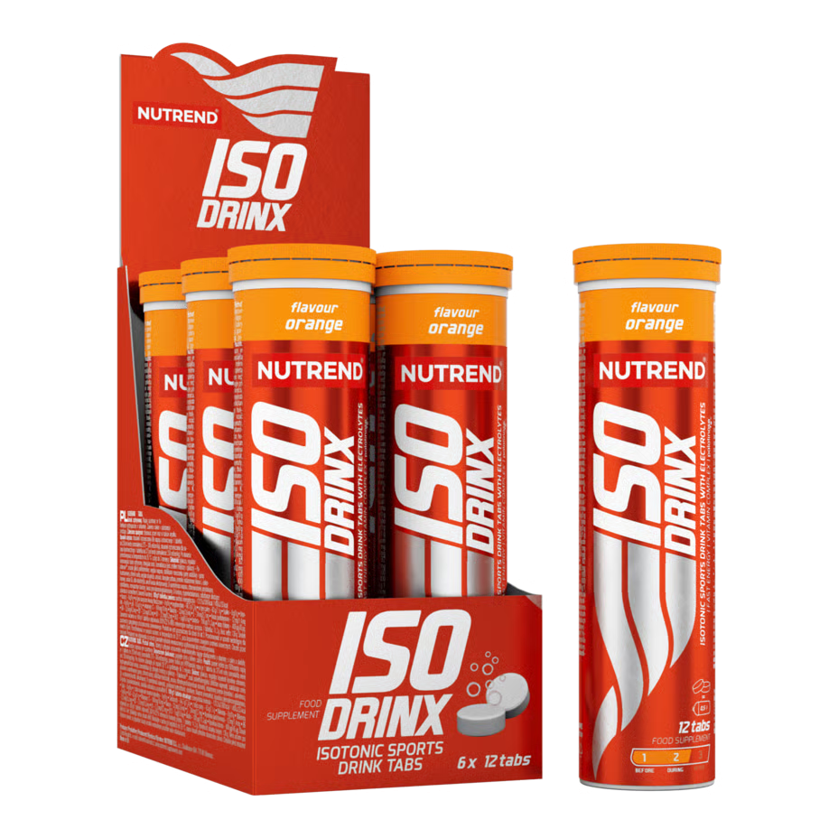 Nutrend ISOdrinx Tabs Electrolytes and Hydration 12 Tabs - Orange