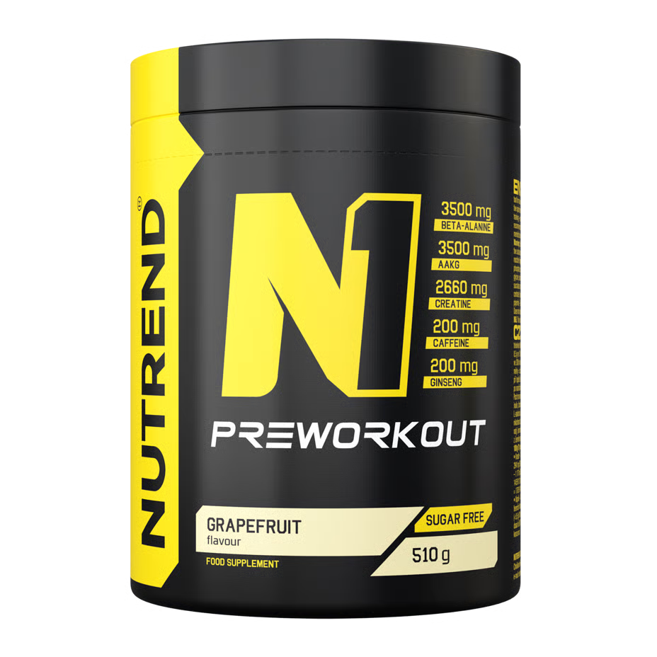 Nutrend N1 Pre Workout Supplement 510 G - Grapefruit Best Price in UAE
