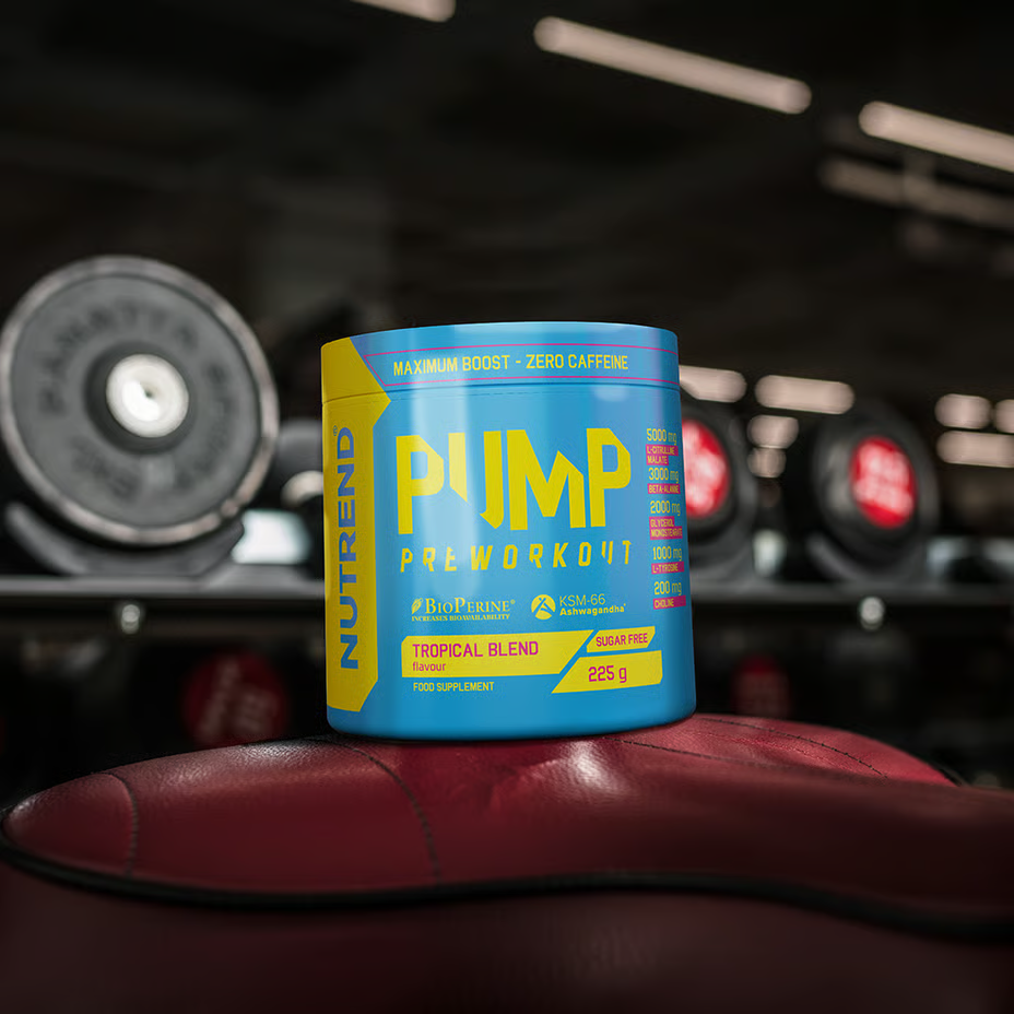 Nutrend Pump Pre Workout 225 G - Bubble Gum Best Price in Abu Dhabi