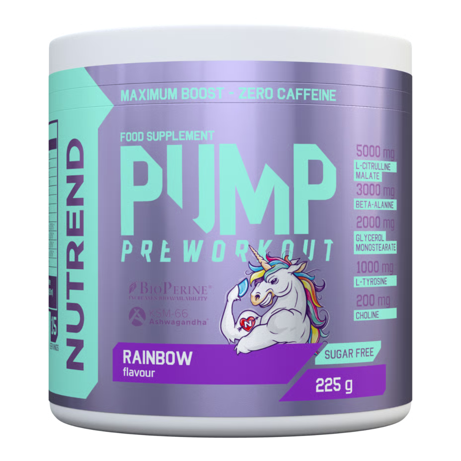 Nutrend Pump Pre Workout 225 G - Rainbow