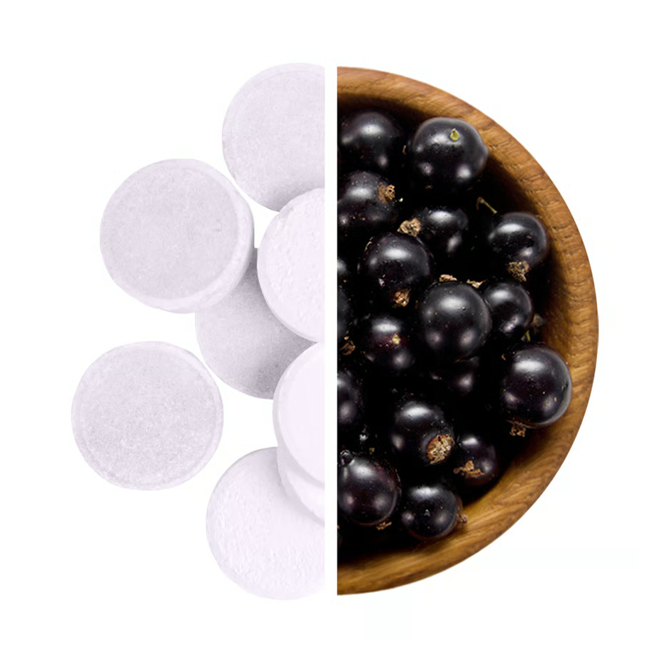 Nutrend Zerodrinx Hypotonic Sports Drink 18 Tabs - Blackcurrant Best Price in Dubai