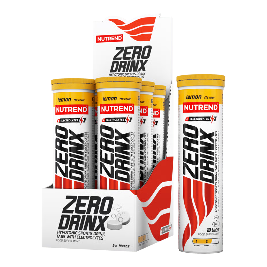 Nutrend Zerodrinx Hypotonic Sports Drink 18 Tabs - Lemon