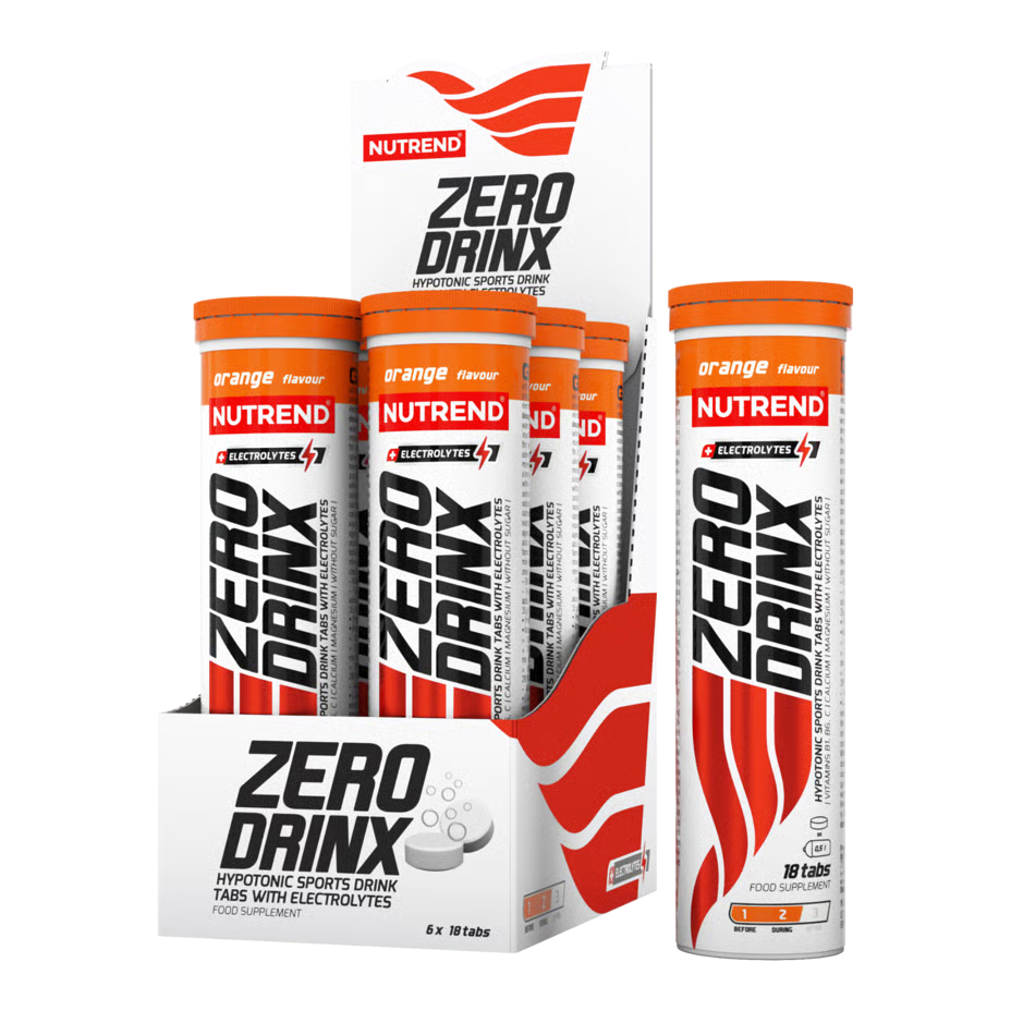 Nutrend Zerodrinx Hypotonic Sports Drink 18 Tabs - Orange