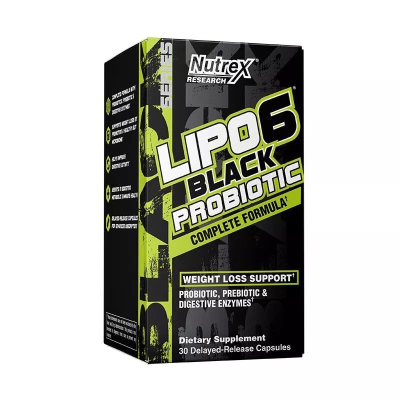 Nutrex Lipo 6 Black Probiotic 30 Servings Best Price in UAE