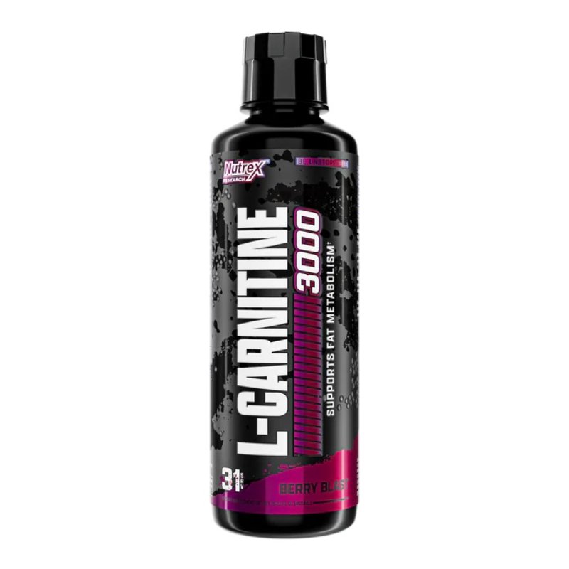 Nutrex Research Liquid L-Carnitine 3000 - Berry Blast