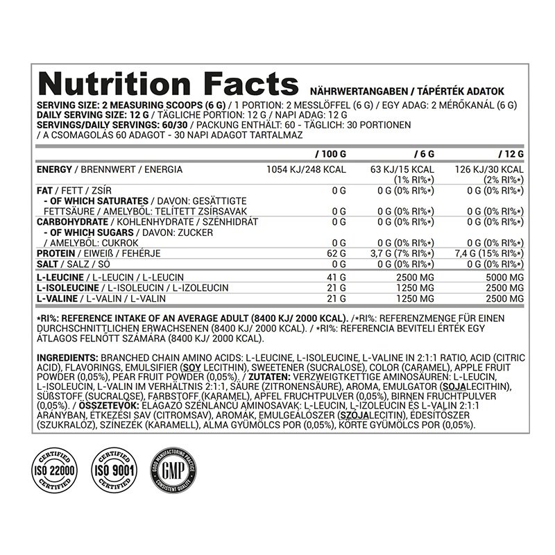 Nutriversum Flow 2:1:1 BCAA 360 G - Black Currant Best Price in Dubai
