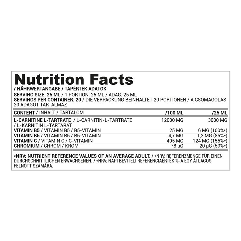 Nutriversum Flow L- Carnitine Liquid 500 ml - Sour Cherry Best Price in Dubai