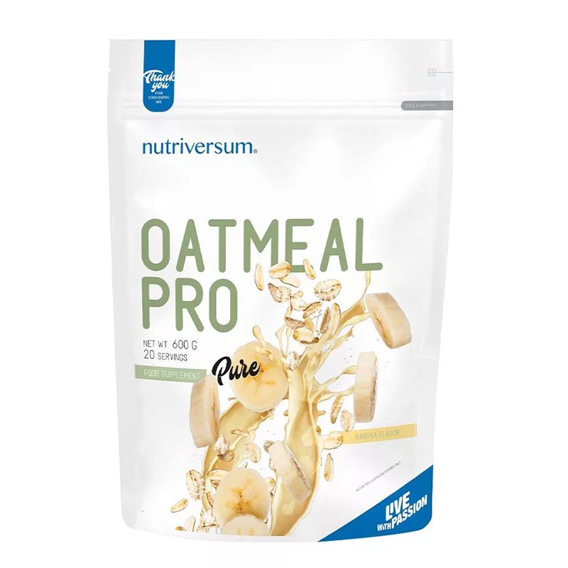 Nutriversum Pure Oat Meal Pro 600 G - Banana