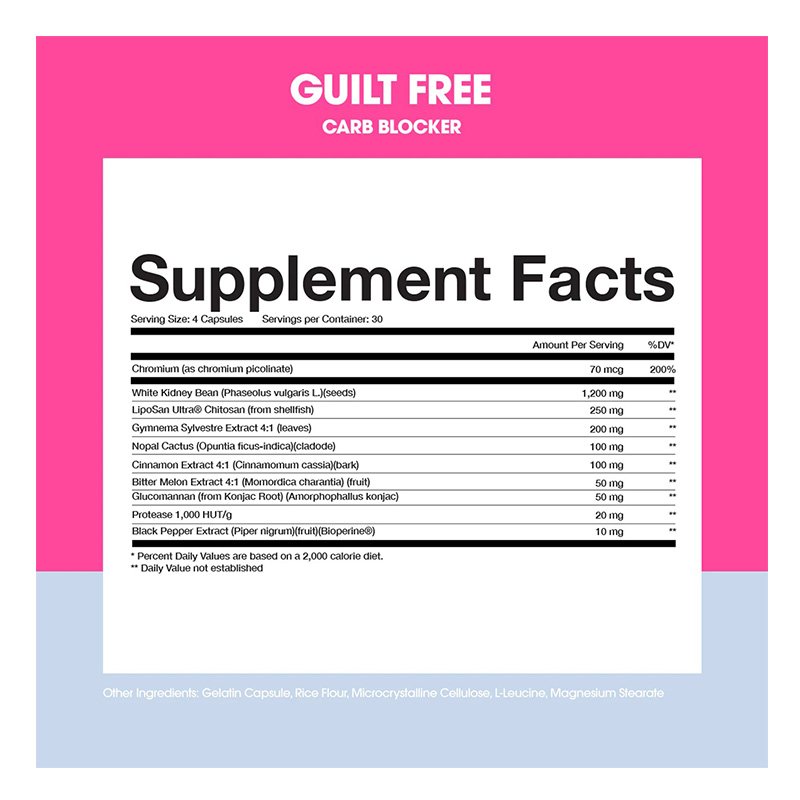 Obvi Guilt Free Carb Blocker 120 Capsules Best Price in Sharjah