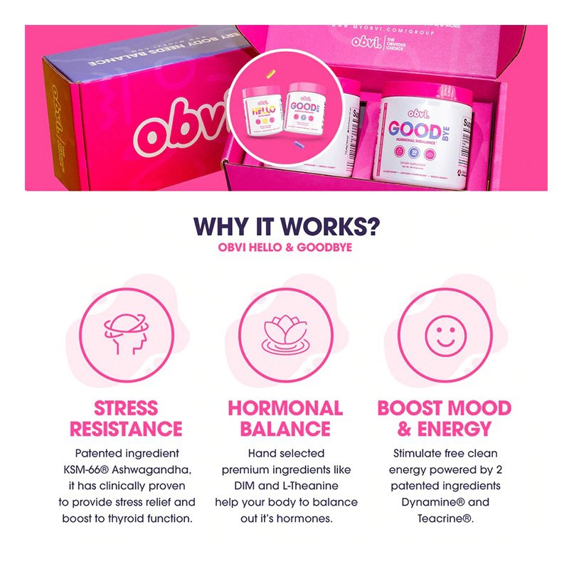 Obvi Hello + Goodbye 120 Capsule Best Price in Dubai