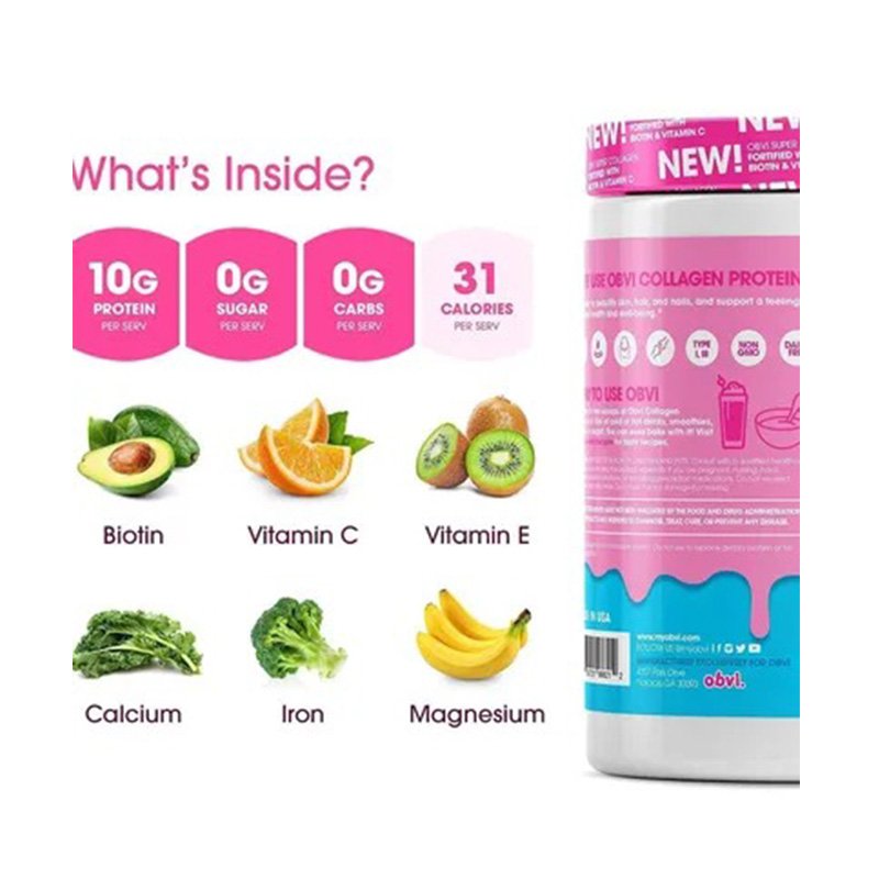 Obvi Super Collagen Cocoa Cereal 384g Best Price in Dubai