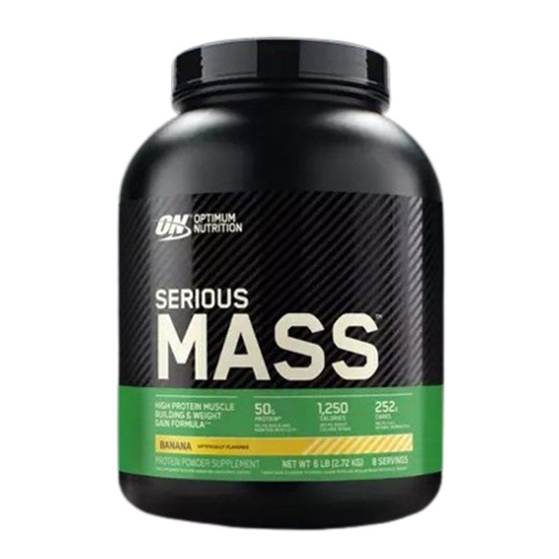 Optimum Nutrition Serious Mass Supplement 6 lbs - Banana