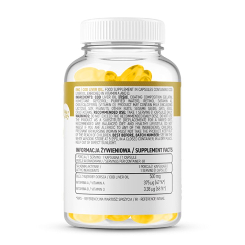 OstroVit Cod Liver Oil 60 caps Best Price in Dubai