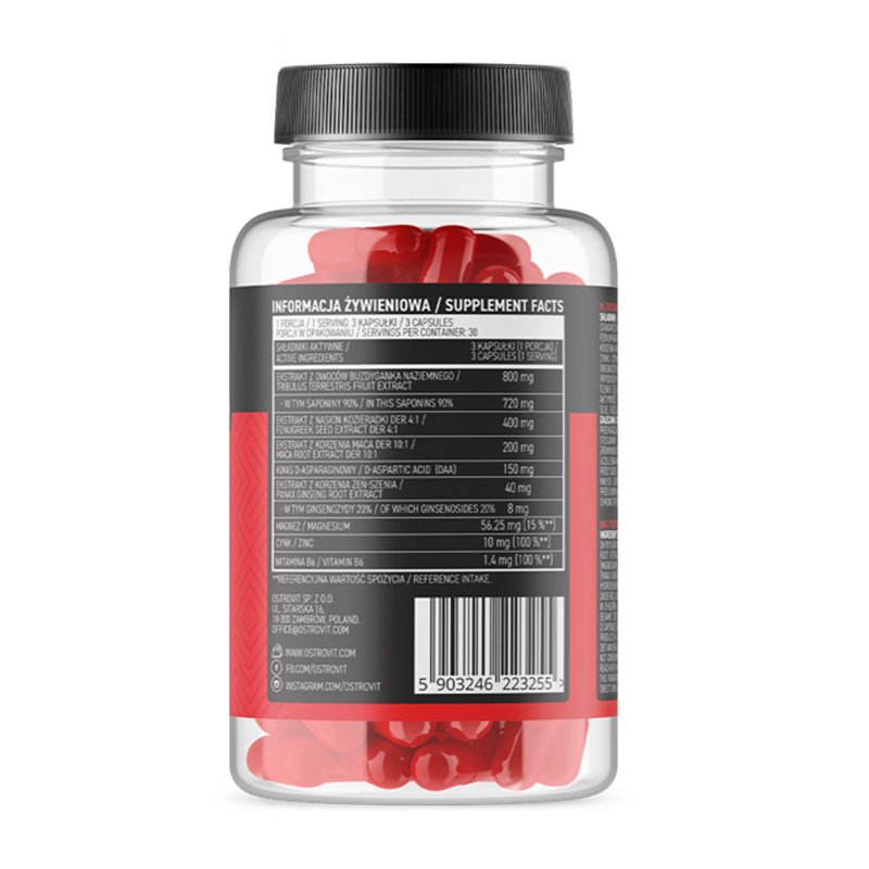 OstroVit Testo Booster 90 caps Best Price in Dubai